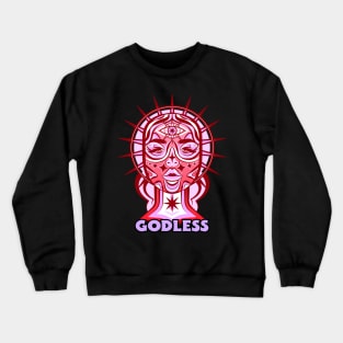 Godless Face Crewneck Sweatshirt